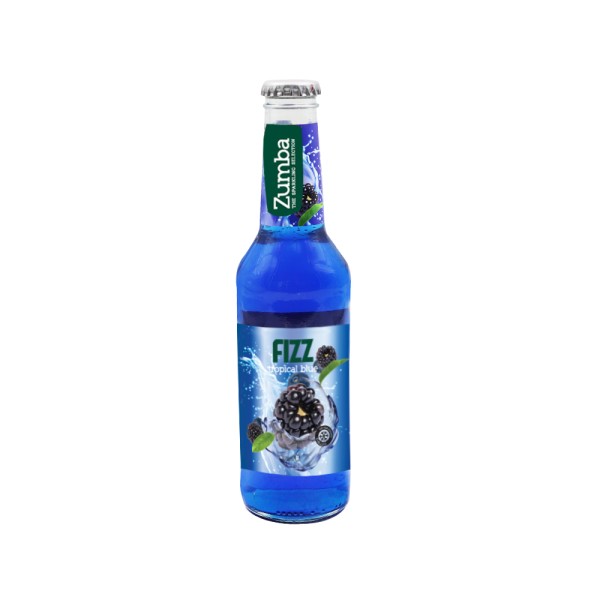 ZUMBA FIZZ SPARKLING TROPICAL BLUE DRINK 