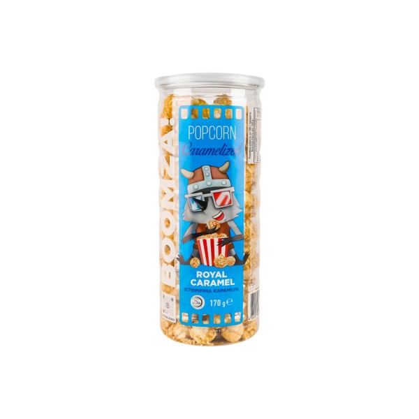 BOOMZA CARAMELIZED POPCORN ROYAL CARAMEL