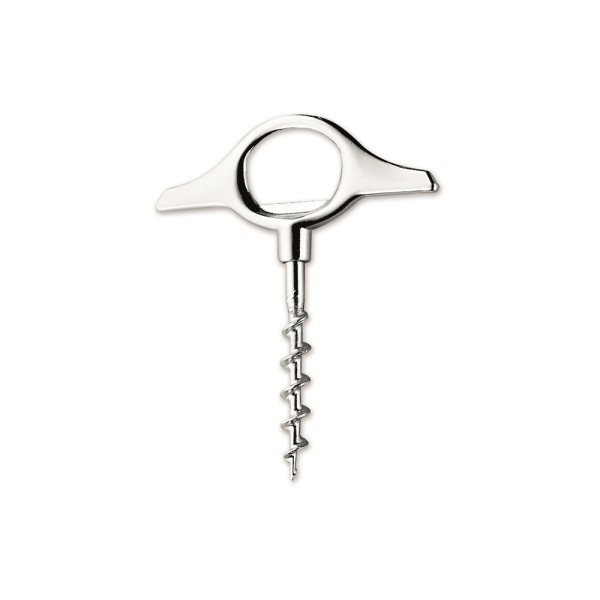 GHIDINI CHROMED FRENCH TYPE CORK PULLER CARDED