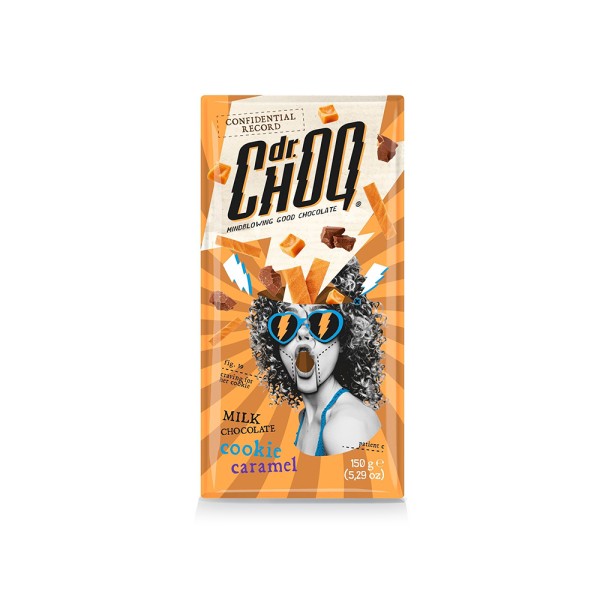 DR.CHOQ MILK COOKIE CARAMEL CHOCOLATE TABLETS