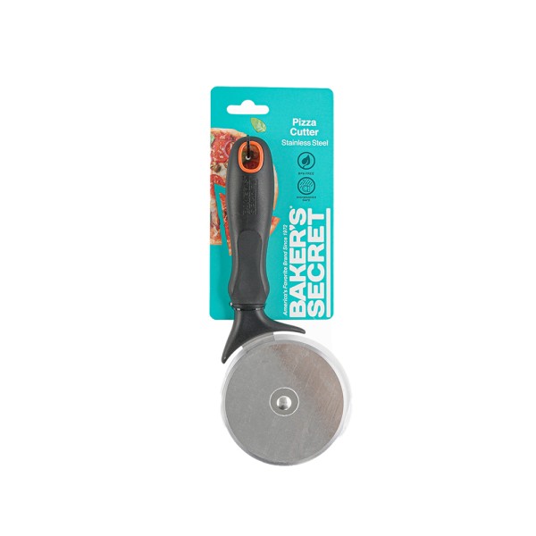 BAKER'S SECRET STAINLESS STEEL PIZZA CUTTER