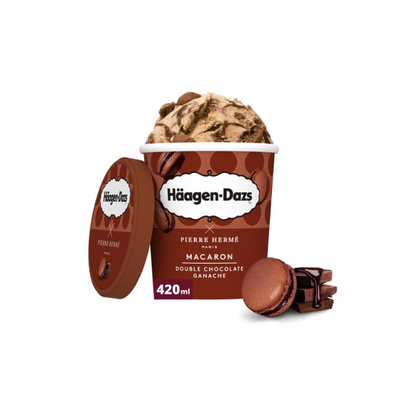 HAGEN DAZ MACARON DOUBLE CHOCOLATE GANACHE