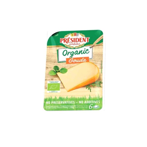 PRESIDENT OGRANIC GOUDA SLICES