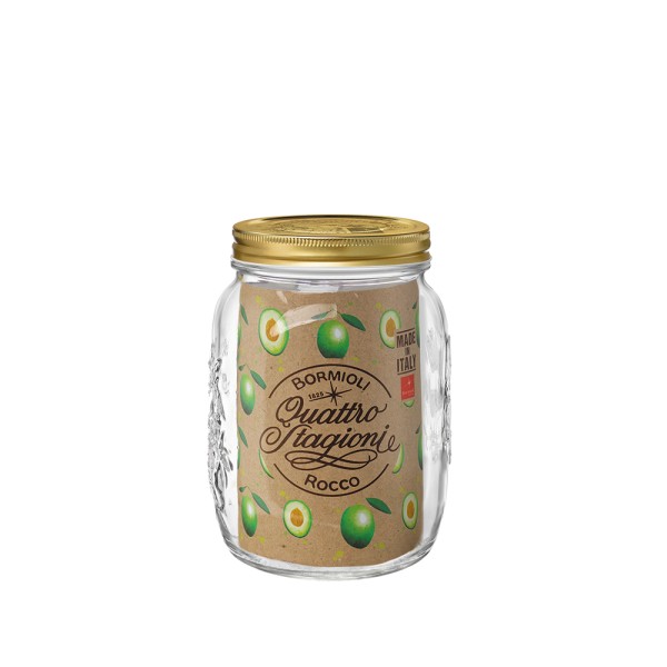 BORMIOLI DA QUATTRO STAG JAR W LID