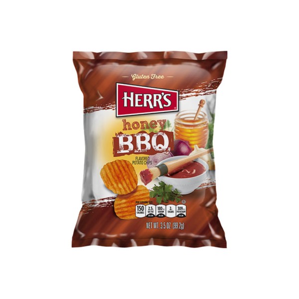 HERRS HONEY BBQ CHIPS