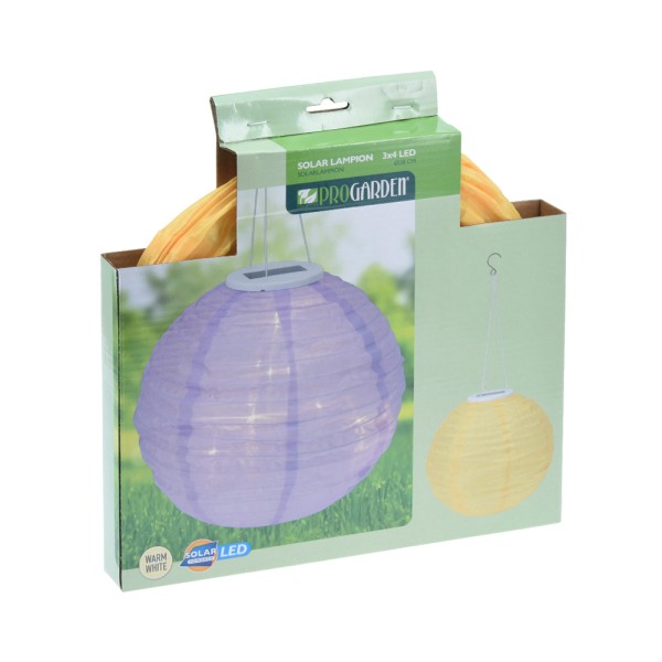 PRO-GARDEN SOLAR LIGHT BALL SHAPE 3ASS MEDIUM
