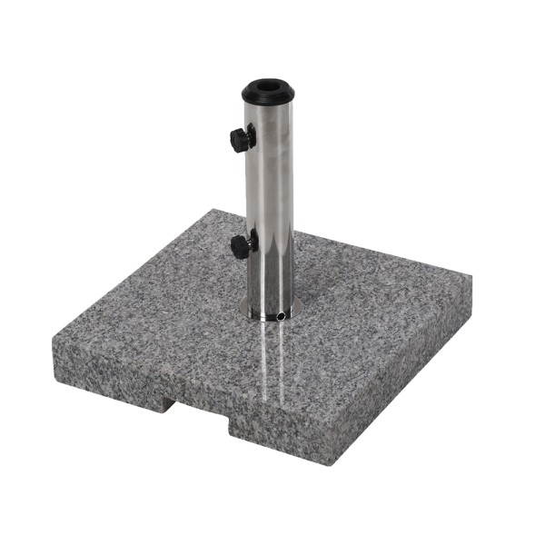 HARD GOODS UMBRELLA BASE GRANITE GREY STEELTUBE FIT  25-48MM