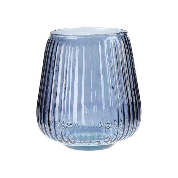 HARD GOODS VASE GLASS STRIPES REINA M MODEL 3 ASSORTED