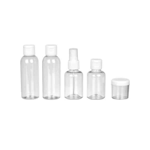 JET LAG TRAVEL TOILETRY KIT BOTTLE X5