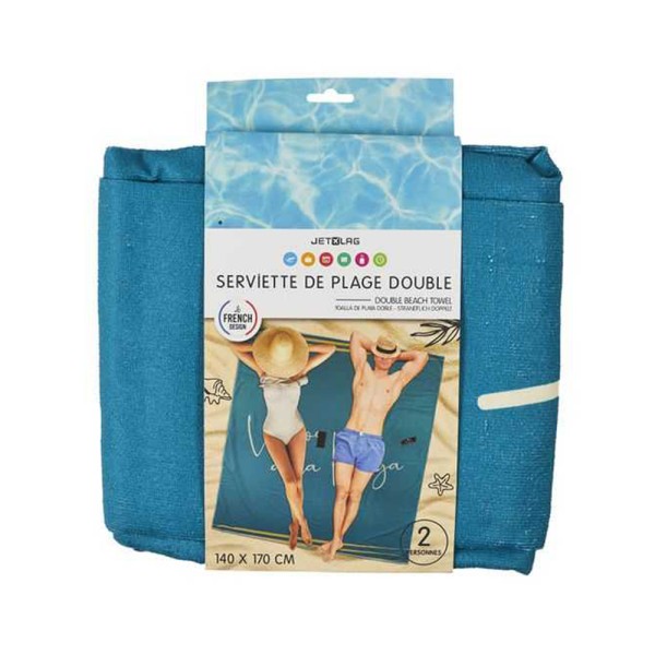 JET LAG SERVIETTE DE PLAGE DOUBLE POP 