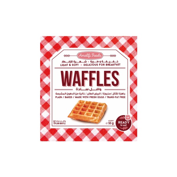 FLUFFY. PLAIN WAFFLE