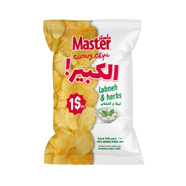 MASTER CURVY LABNEH AND HERBS KBIR 
