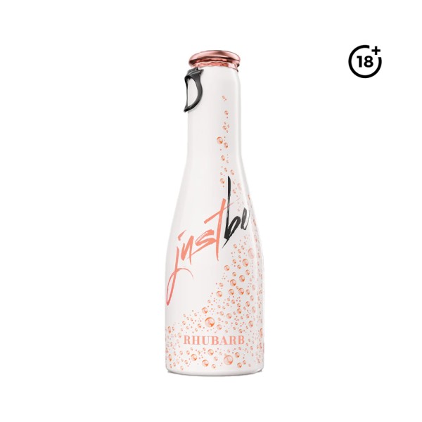 JUST BE  SPARKLING WINE RHUBARB 5.4 PCENT