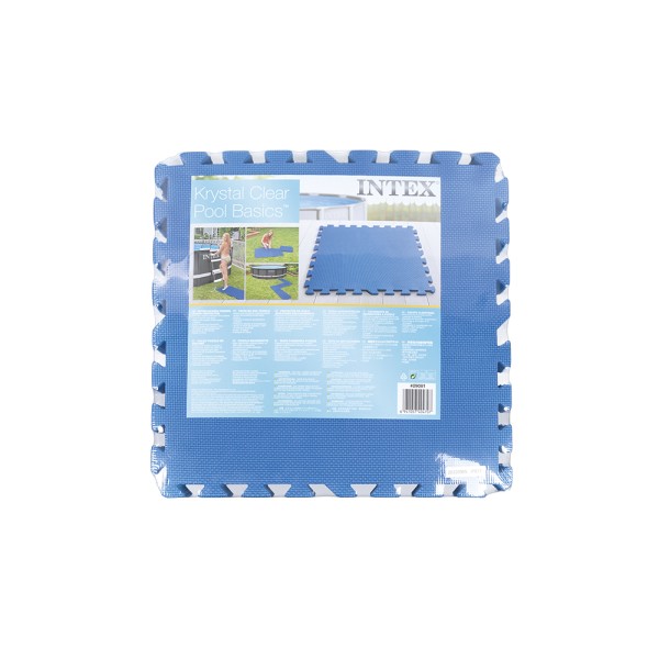 INTEX AGP INTERLOCK PADDED FLOOR PROTCTR 50X50X1CM BLUE