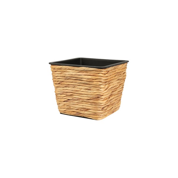 KOOPMAN PLANT POT SQUARE SET OF 3PCS NATURAL