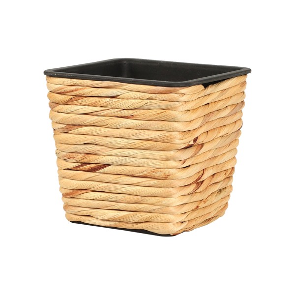 KOOPMAN PLANT POT SQUARE SET OF 3PCS NATURAL