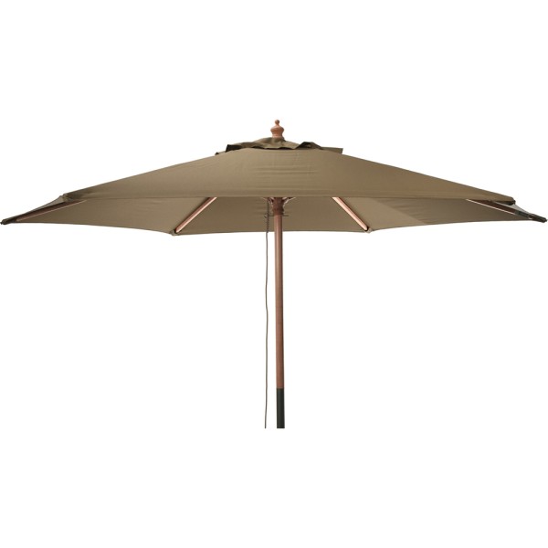 KOOPMAN WOODEN UMBRELLA BROWN