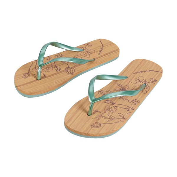 KOOPMAN WOMEN SLIPPERS V STYLE 36-41 2 ASSRTD STRAP COLORS