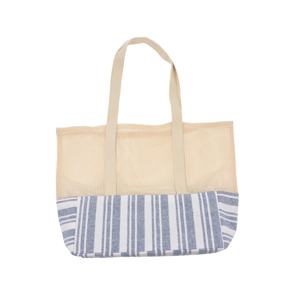 KOOPMAN BEACH BAG BASIC STRIPES 3 ASSRTD COLORS