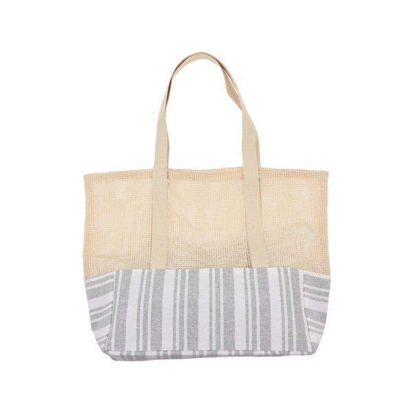 KOOPMAN BEACH BAG BASIC STRIPES 3 ASSRTD COLORS