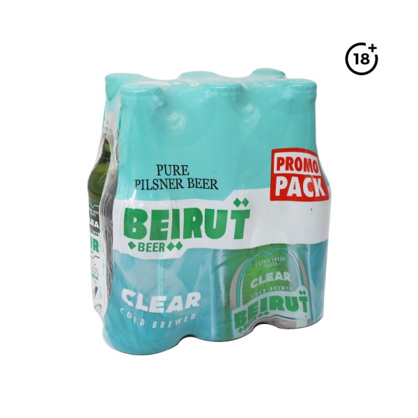 BEIRUT CLEAR BEER GLASS