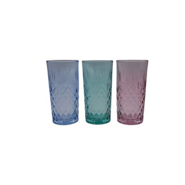 LAV ODEN GLASS CUP SET CLRD 356CC