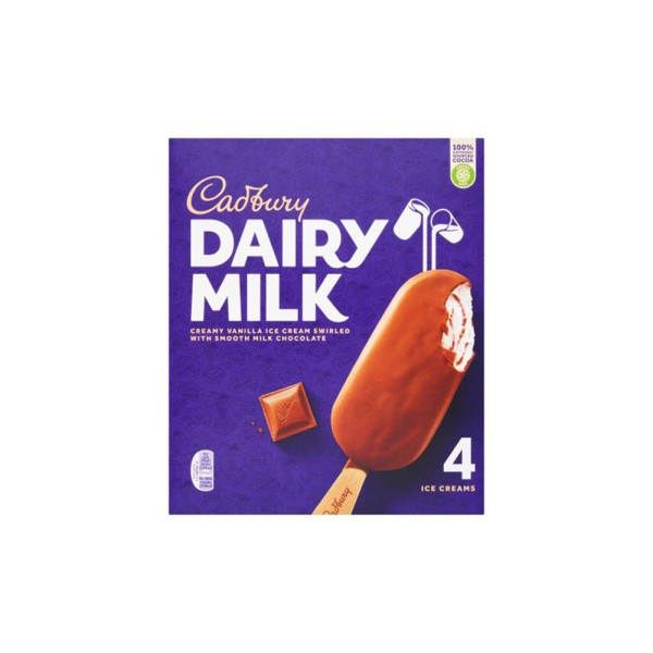 DAIRY MILK STICKS 4PK