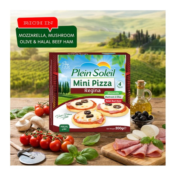 PLEIN SOLEIL MINI PIZZA REGINA