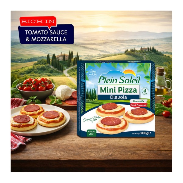 PLEIN SOLEIL MINI PIZZA DIAVOLA