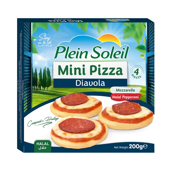 PLEIN SOLEIL MINI PIZZA DIAVOLA