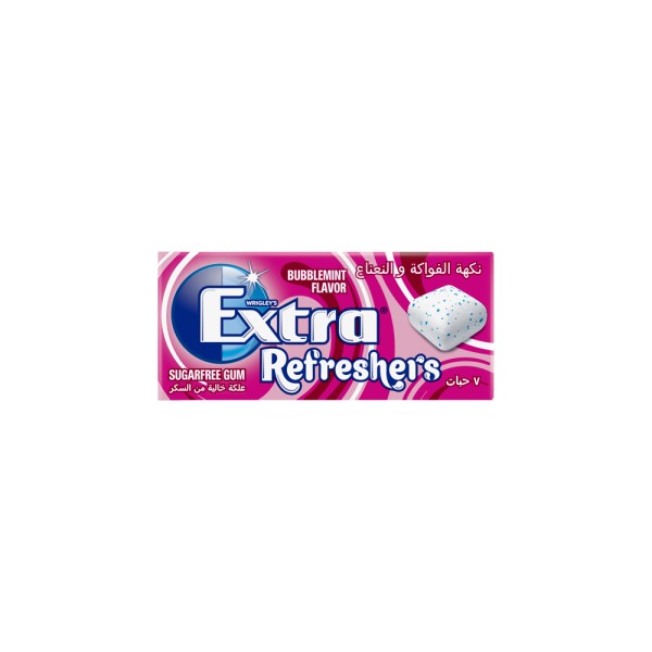 EXTRA REFRESHERS BUBLLEMINT GUM