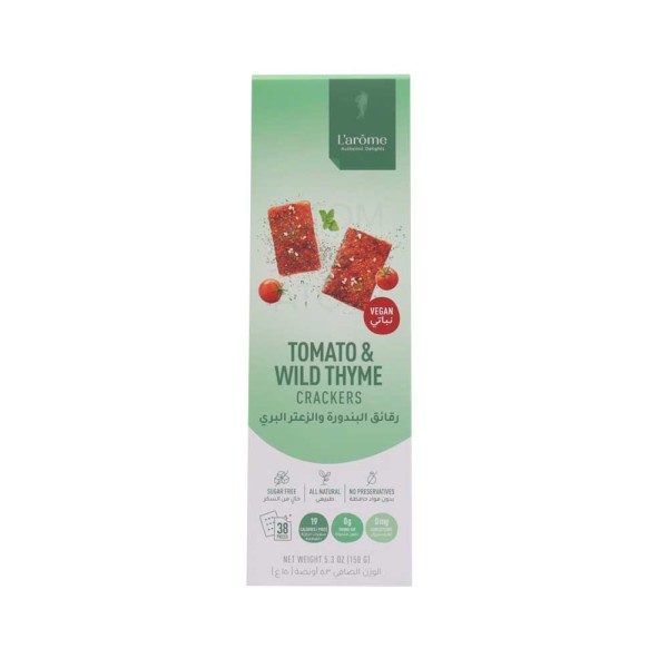 L'AROME TOMATO AND WILD THYME CRACKERS