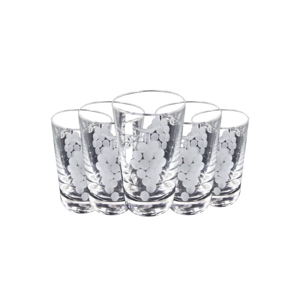 ARCOROC BLIDA ARACK GLASS CUP RAISIN SET 90ML
