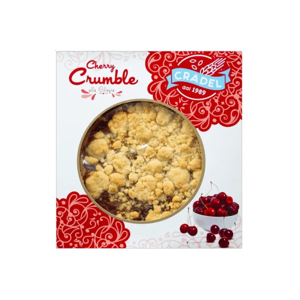 CRADEL CHERRY TART WITH CRUMBLE