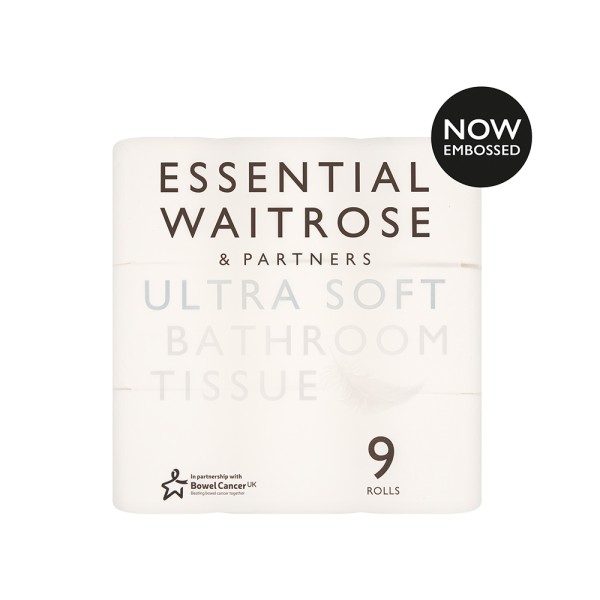 WAITROSE WHITE ULTRA SOFT TOILET ROLL