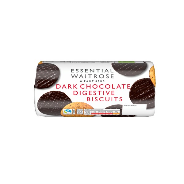 WAITROSE DARK CHOCOLATE DIGESTIVE