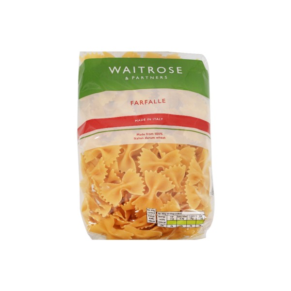 WAITROSE FARFALLE PASTA
