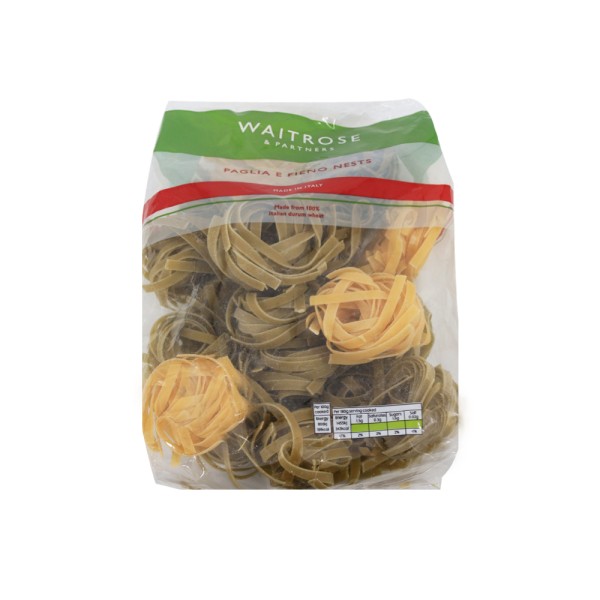 WAITROSE PAGLIA E FIENO NESTS PASTA
