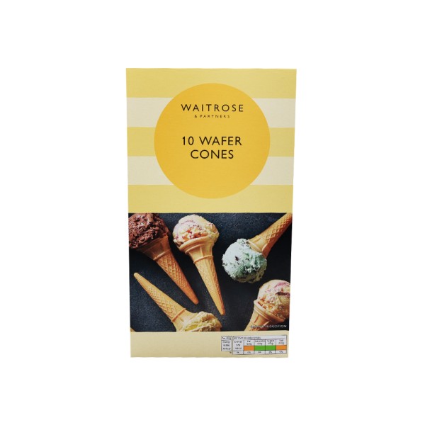 WAITROSE WAFER CONES