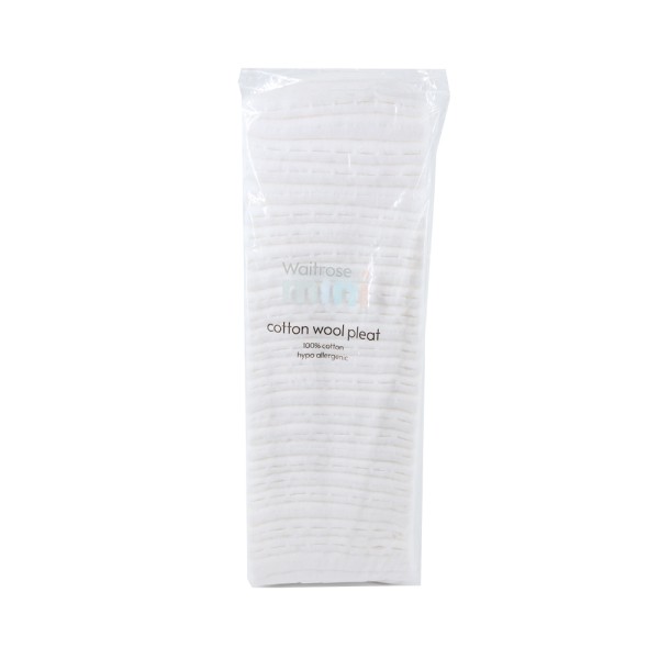 WAITROSE COTTON WOOL PLEAT