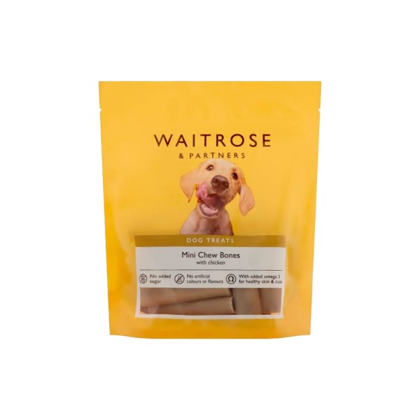 WAITROSE CHICKEN MINI CHEW BONES