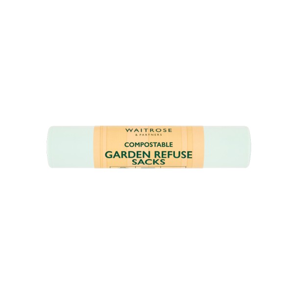 WAITROSE COMPOSTABLE GRDN REFUSE SACK