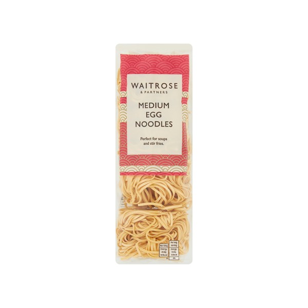 WAITROSE MEDIUM EGG NOODLES