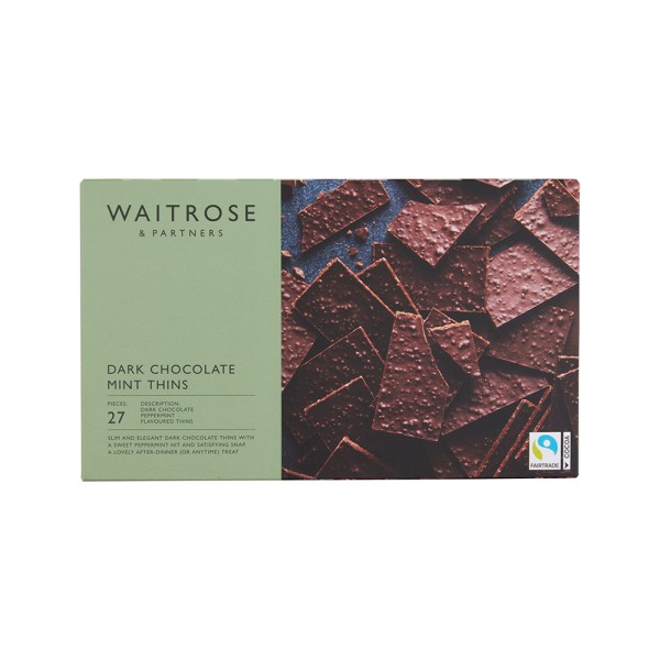 WAITROSE MINT THINS