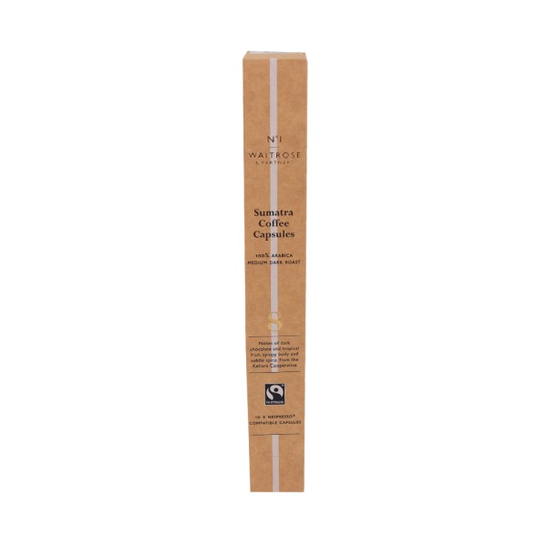 WAITROSE NO1 SUMATRAN NESPRESSO PODS