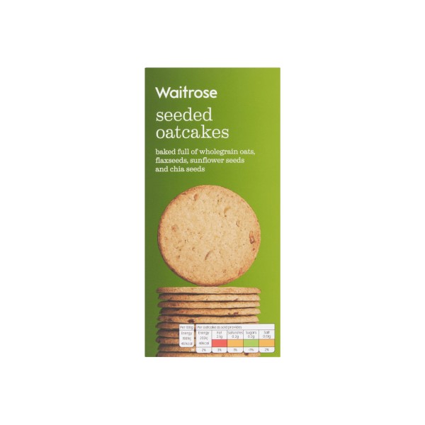 WAITROSE SEEDED OATCAKES