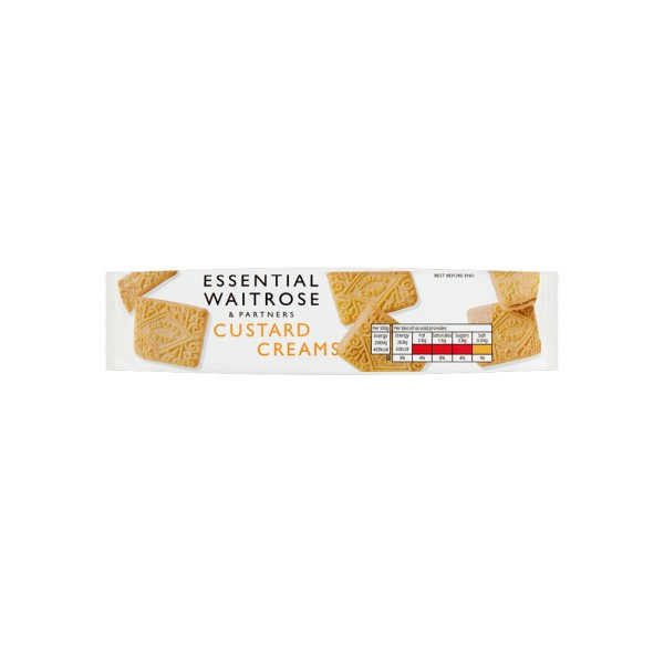 WAITROSE CUSTARD CREAMS