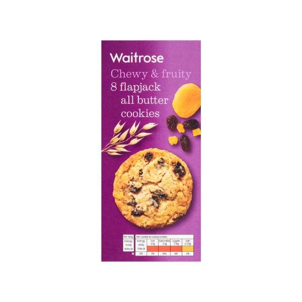 WAITROSE FLAPJACK COOKIES