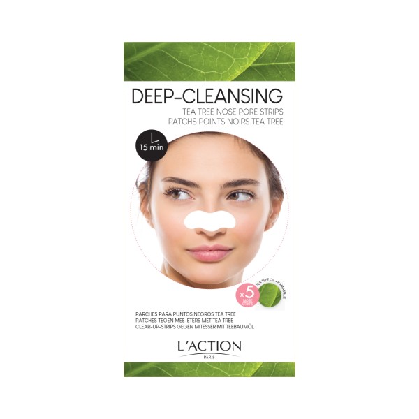 L'ACTION T4 TEA TREE NOSE PORE STRIPS  1044