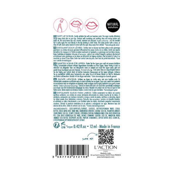 L'ACTION N10 SOFT LIP SCRUB  2108